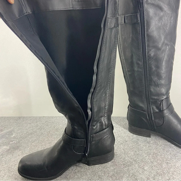 Guess Faux Leather Riding Tall Boots Women’s Size 8M - Picture 5 of 11